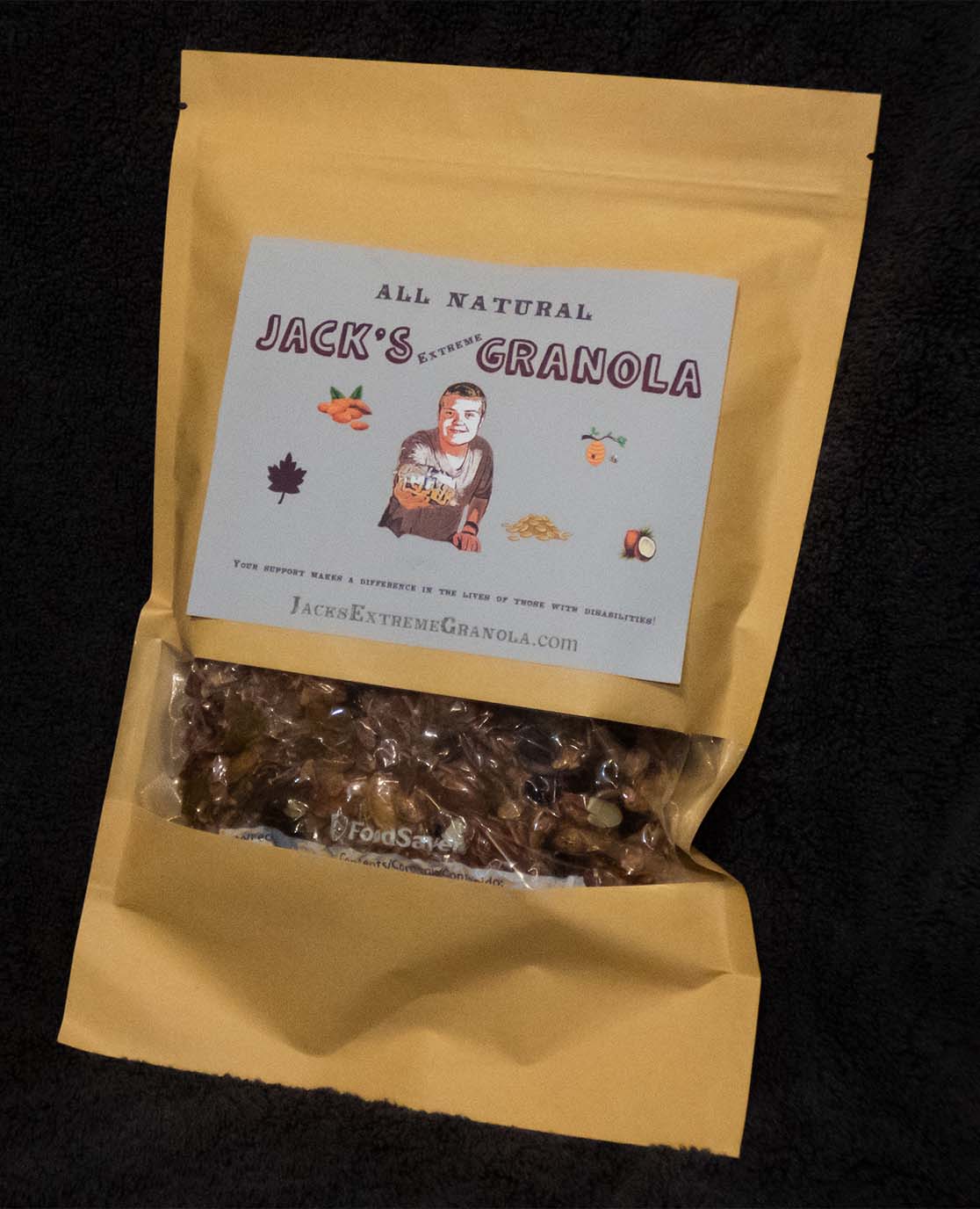 The Original Jack’s Extreme Granola! 10 oz bag